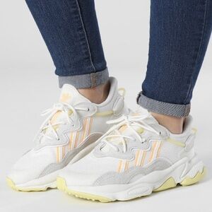 Adidas Ozweego Off White Acid Orange (Women's)